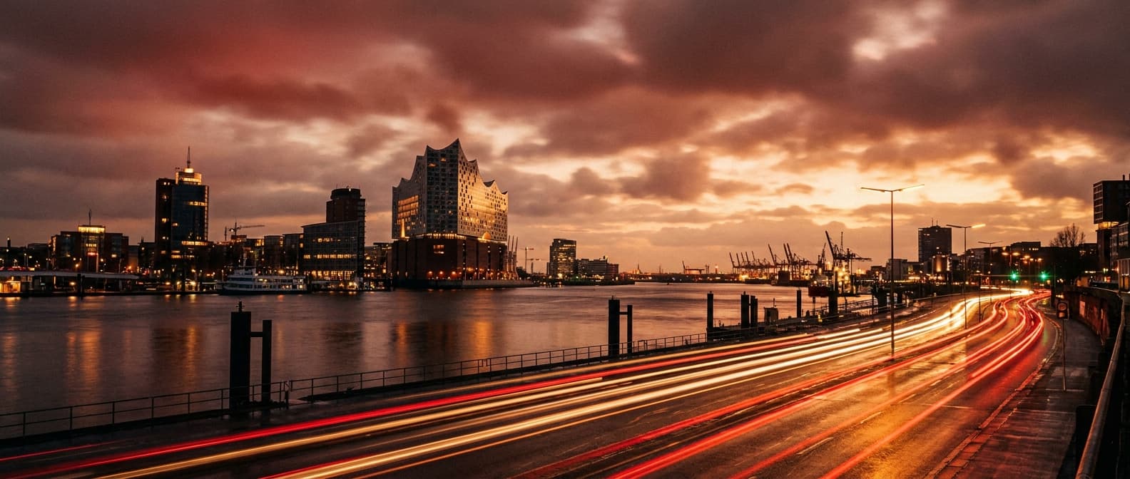 Hamburg bei Nacht – die Zentrale schläft nie